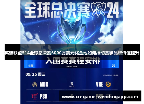 英雄联盟S14全球总决赛6000万美元奖金池如何推动赛事品牌价值提升 英雄联盟S14全球总决赛6000万美元奖金池如何推动赛事品牌价值提升